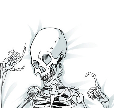 Skeleton Anime Dakimakura Japanese Hugging Body Pillow Cover